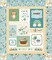 Fabric Riley Blake Baby Boy Cute as a Button Panel Quilt Kit KT-16760